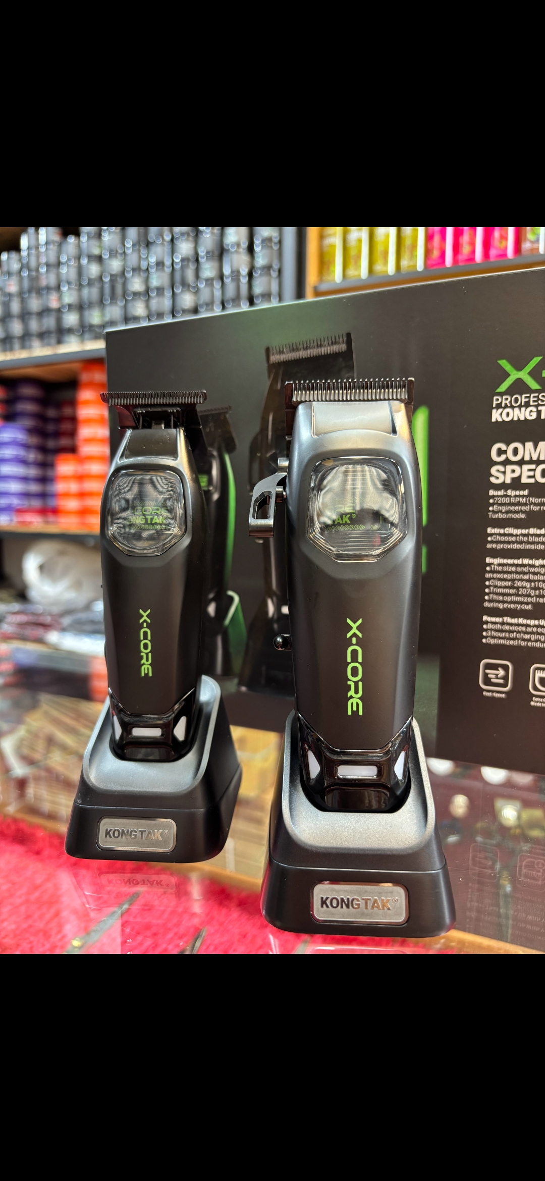 ست 2 عددی ماشین اصلاح و خط زن کنگ تک مدل ایکس کور x_core